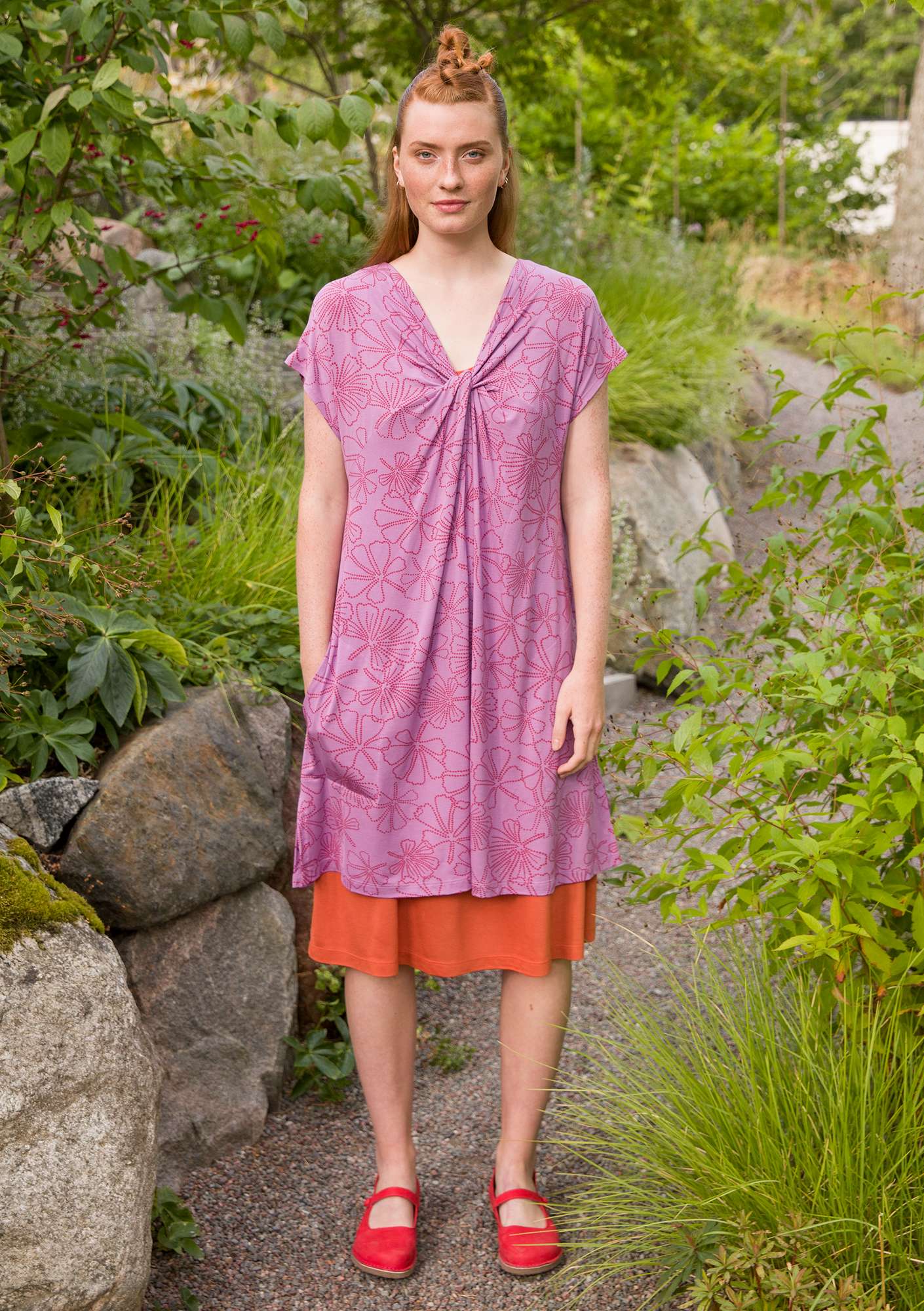  Akiko  modal/elastane jersey tunic wisteria thumbnail