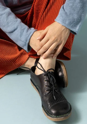 Chaussures en cuir nappa - noir
