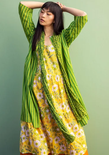 Robe "Bouquet" en coton biologique tissé - cytise