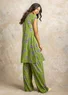 Tricot tuniek "Nypon" van biologisch katoen/modal (asperge XL)