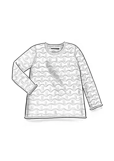 “Celia” recycled cotton favourite sweater - acorn