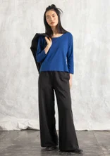 Tricot broek van biologisch katoen - zwart