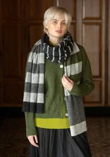 Strickschal aus Alpakawollgemisch - grafit