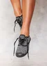 Sneakers en tissu "Tilde" en tissu de coton (noir 41)