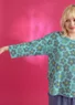 Pullover „Polli“ aus Bio-/Recycling-Baumwolle (aqua L)