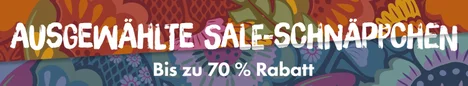 Sale Schnäppchen – bis zu 70 %