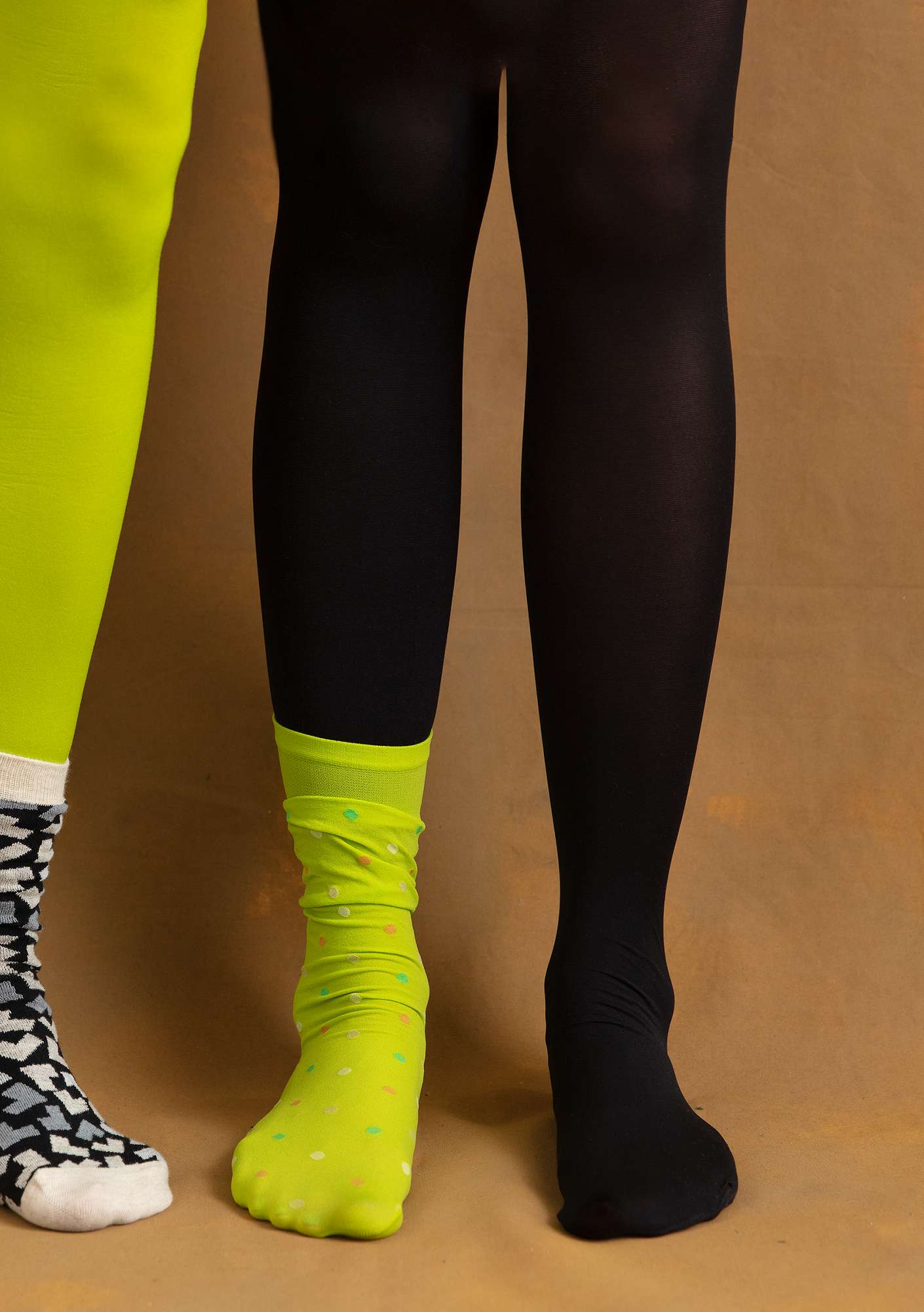 Solid-colour tights 