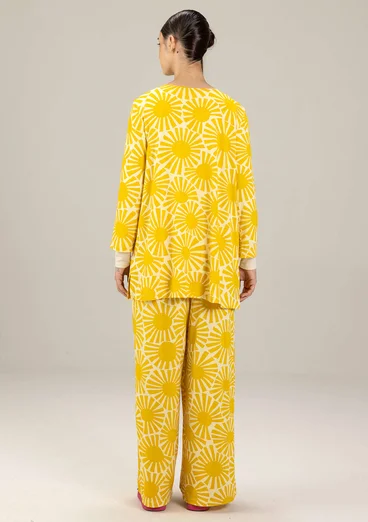 Jerseybukser "Taiyoko" i lyocell/elastan - guldregn
