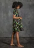 “Midsommernatt” organic cotton jersey dress (black S)