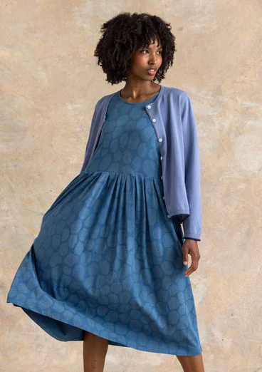 “Esme” organic/recycled cotton cardigan - vintage blue