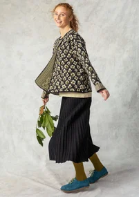 Gilet "Andes" en coton biologique/recyclé - noir