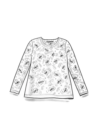 Top " Amandine" en coton biologique/modal - indigo