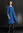 Jerseykleid „Ylva“ aus Bio-Baumwolle/Elasthan - leinenblau-gemustert
