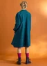 Coat in a wool blend (dark petrol blue XL)