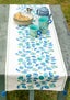  “Tulsi” block-printed table runner in organic cotton. vanilla thumbnail