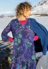 “Yura” organic lyocell/elastane jersey dress - midnight blue