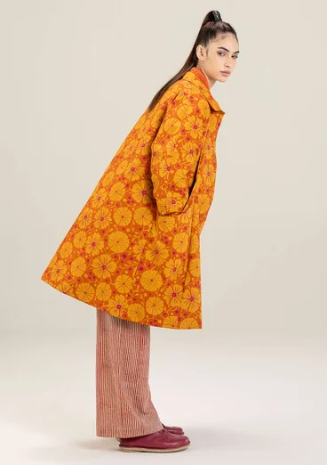 Kåpe «Cress» i økologisk bomull - henna