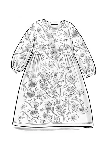 Robe "Pink Moon" en jersey de lyocell/élasthanne - hibiscus foncé