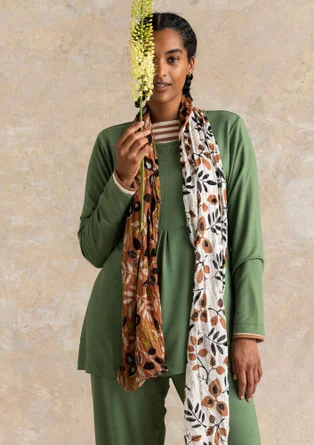 Jerseytunika aus Viskose/Elasthan - rosmarin