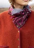 Strickweste „Sälen“ aus Wollbouclé (rost L)
