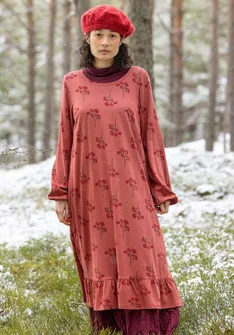 Jerseykleid „Rönnbär“ aus Bio-Baumwolle/Modal - gneis