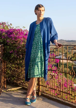 Jerseykleid „Papillon“ aus Bio-Baumwolle - basilikum