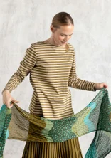 Basic-Streifenshirt aus Bio-Baumwolle - dunkelolive-dunkelnatur