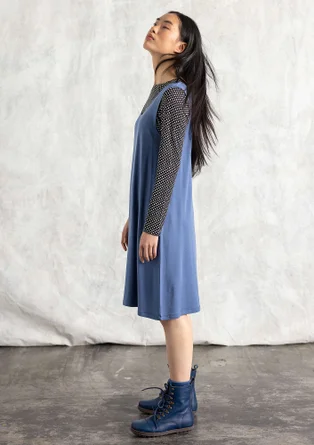 Jersey dress in lyocell/spandex - mountain blue