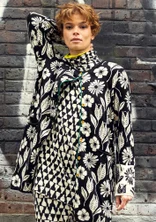“Concrete” jersey tunic made of organic cotton/modal/elastane - black