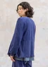 Velurjakke «Cornus» i økologisk bomull / resirkulert polyester (fiolblå M)