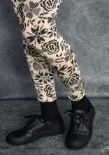 “Karin” micromodal/elastane jersey leggings - black