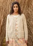 Cardigan in wool (natural M)