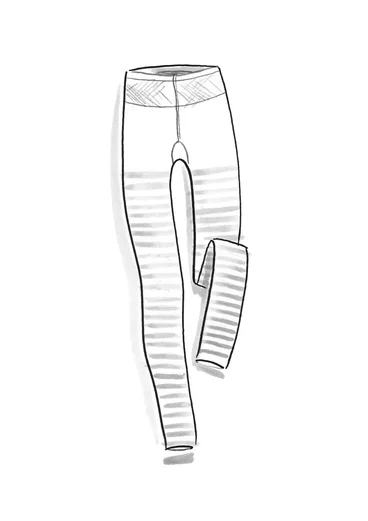 Legging rayé en polyamide recyclé. - lotus bleu/lavande