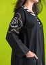 Kleid „Web“ aus Öko-Baumwolle  (schwarz S)