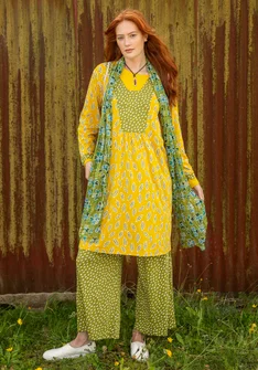 “Åland” organic cotton/modal jersey dress - ananas