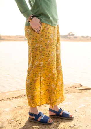 Pantalon tissé " Nightingale " en coton biologique - miel