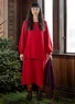 “Vinternatt” alpaca blend knit skirt (tomato M)