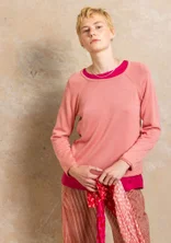 Organic cotton/lyocell sweater - cherry blossom