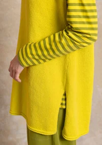 Strickpullunder aus Bio-/Recycling-Baumwolle - dijonsenf