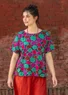 Top "Pop" en coton biologique (jaspe foncé S)