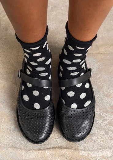 Ballerinas aus Nappaleder - schwarz