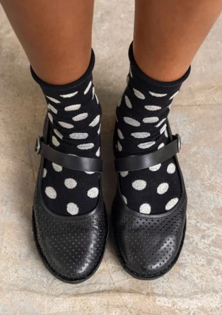 Ballerinasko i nappa - sort