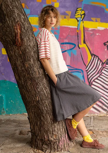 “Elise” organic cotton/modal top - vanilla