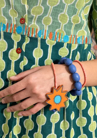 Collier "Afrodite" - bleu porcelaine