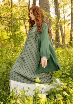 Kleid „Asta“ aus Leinengewebe - hopper-gemustert