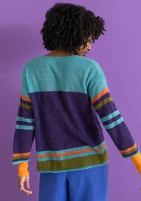 Wool/cotton/alpaca sweater - multicoloured