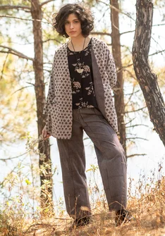 Kimono tissé ”Willow” en coton biologique - kashish