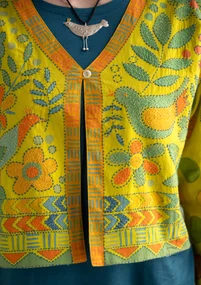 “Calcutta” organic cotton jacket - dijon