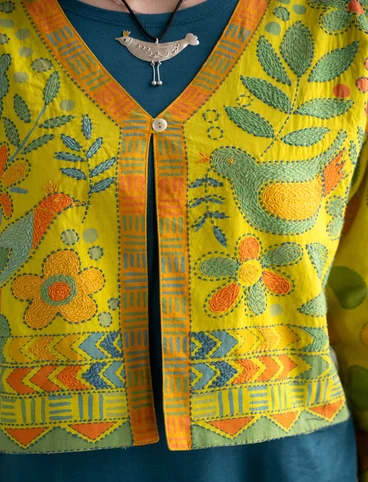 “Calcutta” jacket in organic cotton - dijon