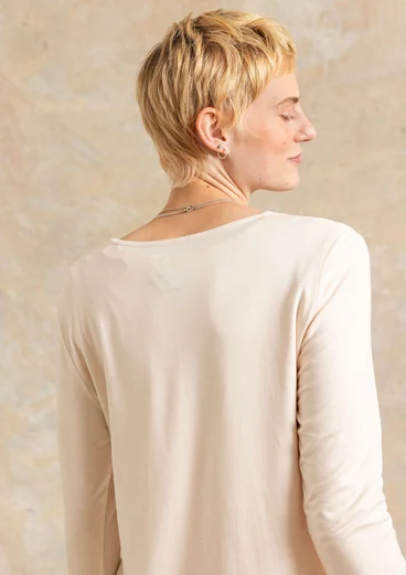 Tricot top "Bianca" van lyocell/elastaan - veer
